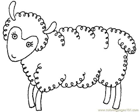 coloring pages cute baby sheep mammals sheeps  printable