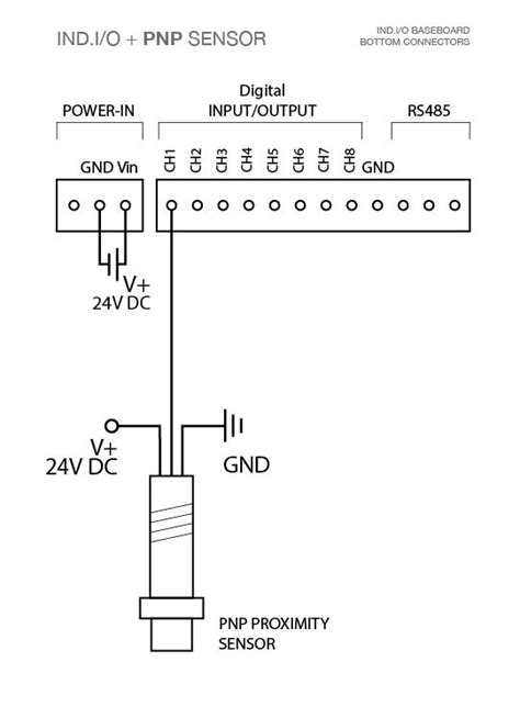 proximity sensor wiring diagram  logic