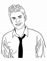 Justin Bieber Coloring Pages Photoshoot Color Colouring Timberlake Getcolorings Netart Template Sketch House Drawing sketch template