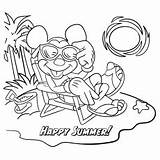 Mickey Mouse Coloring Pages Summer Toddler Printable Color During Club House Will sketch template