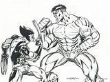 Hulk Wolverine Venom Deadpool Joaozinho Páginas sketch template