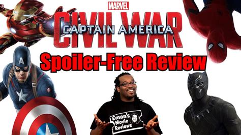 captain america civil war movie review no spoilers youtube