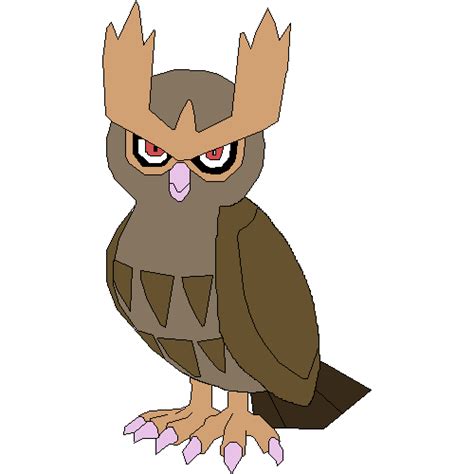 pixilart pokemon noctowl  pixeldruppet