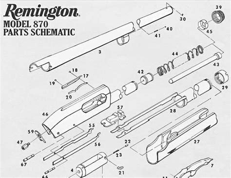 remington model  parts diagram hanenhuusholli