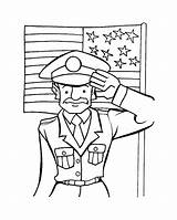 Veterans Coloring Veteran Giving Salute Celebrating Old Pages Kidsplaycolor Choose Board sketch template