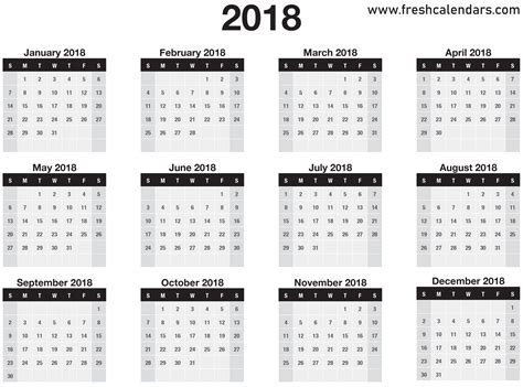 monthly calendar   page template calendar design