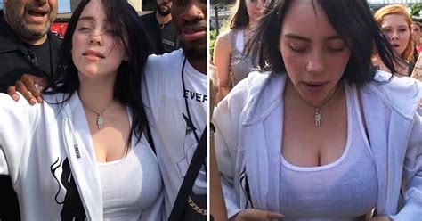 billie eilish tank top photo  viral  viewers sexualize famed star