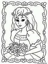 Coloriage Princesse Imprimer Princess Princesses sketch template