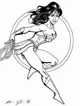 Wonder Woman Coloring Logo Draw Colouring Clipart Comments sketch template