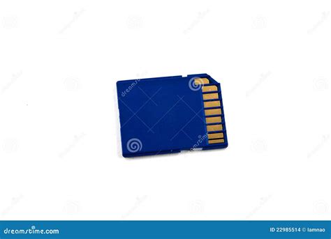 blue sd memory card stock photo image  media storage