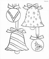 Coloring Christmas Ornaments Pages Kids Printable Easy Print Tree sketch template