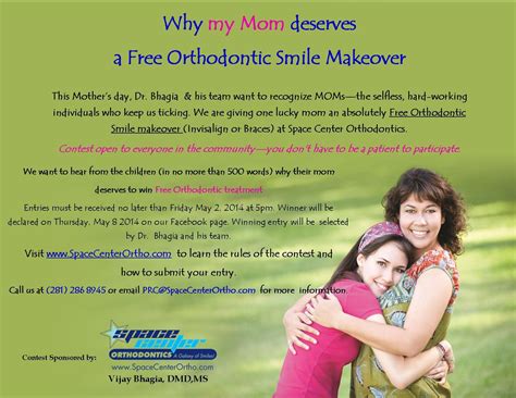 A Great Mother S Day Contest Win Mom Free Braces Or Invisalign