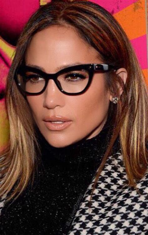 Jennifer Lopez Fashion Eye Glasses Glasses Makeup Celebs