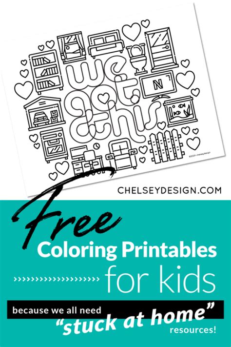coloring printables  kids chelsey design