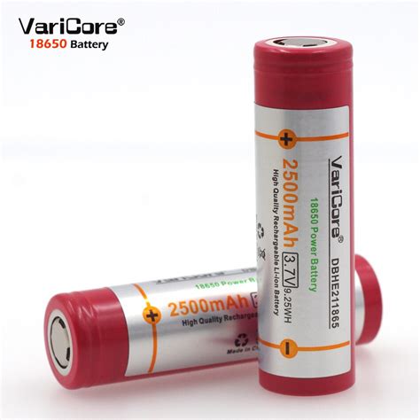 pcs   varicore   li ion battery    mah battery  hold electronic