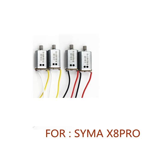 pcs motors  syma xpro motor rc helicopter spare parts cw ccw motor drones engine quadcopter
