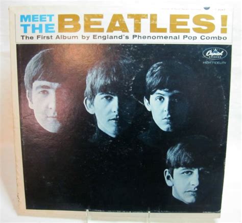 Beatles Meet The Beatles Lp Record Album Capitol T 2407 Monophonic