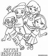 Einsteins Little Drawing Coloring Pages Getdrawings sketch template