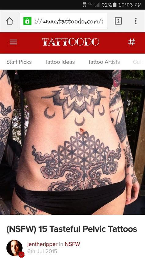 pin  anastacia love  tat pelvic tattoos tattoo artists women