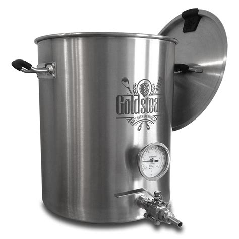 stainless steel  gallon brewmaster welded brew kettle goldsteam