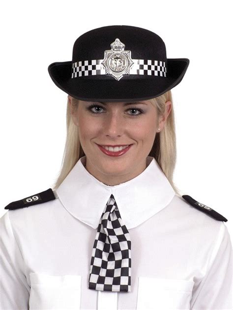 Wpc Police Uniform Scarf And Epaulettes Set Ladies Fancy