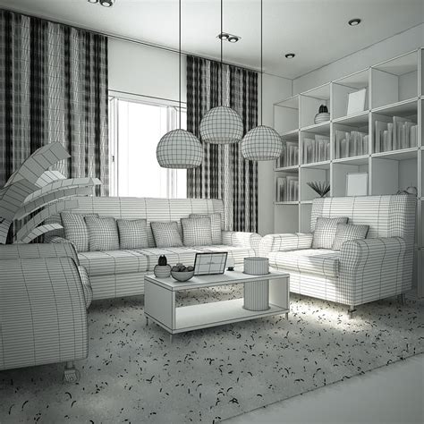 living room  model max obj ds cgtradercom