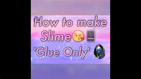 slime  glue youtube