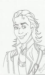 Coloring Pages Once Time Upon Loki Show Disney Hiddleston Tom Prince Template Choose Board sketch template