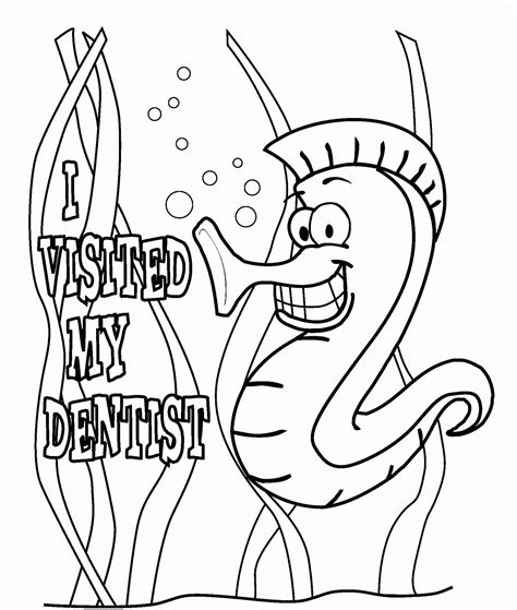 easy printable coloring pages  teeth coloring home