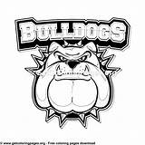Bulldog Getcoloringpages sketch template