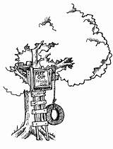 Tree House Clipart Drawing Coloring Magic Pages Treehouse Print Houses Plans Boys Getdrawings Clip Gif Clipground sketch template