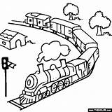 Train Coloring Pages Toy Color Christmas Locomotive Printable Drawing Maglev Draw Steam Trains Book Speed Kids Locomotives sketch template