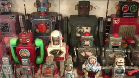 Vintage Tin Robot Toys From Kitahara Museum Youtube