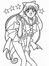 Sailor Venus Coloring Super Deviantart sketch template