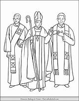 Priest Deacon Bishop Thecatholickid Sacerdote Father Priests Catecismo Sacraments Católicos Catequesis Saints sketch template