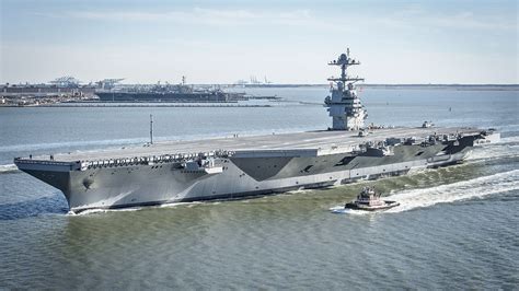 billion barge   navys newest aircraft carrier