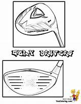 Coloring Golf Pages Drivers Yescoloring Fisted Two Club sketch template