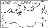 Russia Coloring Pages Map Print sketch template
