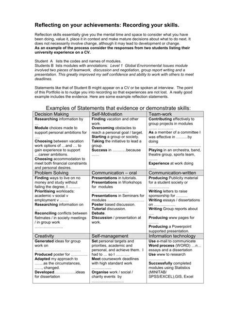reflection paper  module  reflection  continuous