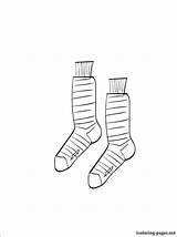 Coloring Sock Socks Getcolorings Fox Getdrawings Pages Printable sketch template