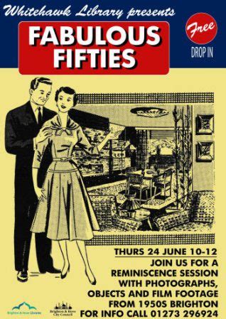 fabulous fifties reminiscence exhibitions  activities city insights  brighton  hove