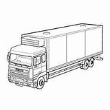 Truck Coloring Pages Lastebil Delivery Printable Colouring Color Levering Monster Crane Top Car Transport Sheets Kids Birthday Books Fabric Choose sketch template