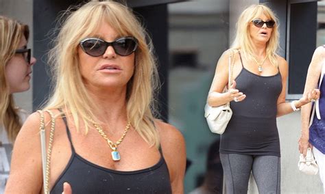 goldie hawn 67 is a ray of sunshine on a girls day out daily mail online