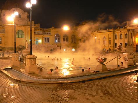 bathing  budapest   thermal baths  hungary amuse