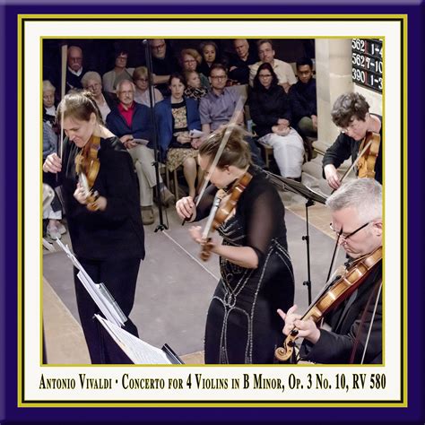 eclassical vivaldi concerto for 4 violins and cello in b minor op 3