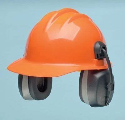 yellow ear muffs helmet  construction sites  hour  rs piece