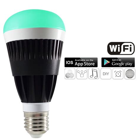 wifi led light bulb intelligent wireless remote control rgbw energy saving bulb dimmable