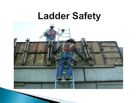 ladder safety today s topic is ladder safety this training is a part of osha s portable wood