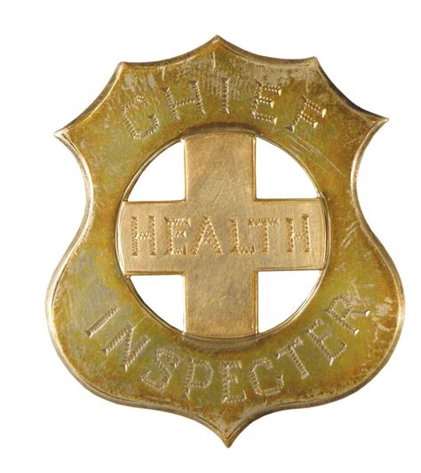 chief health inspector badge