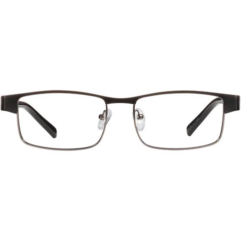 m readers men s birch 2 50 rectangle reading glasses with case